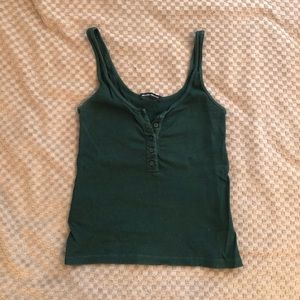 Brandy Melville Green Tank Top